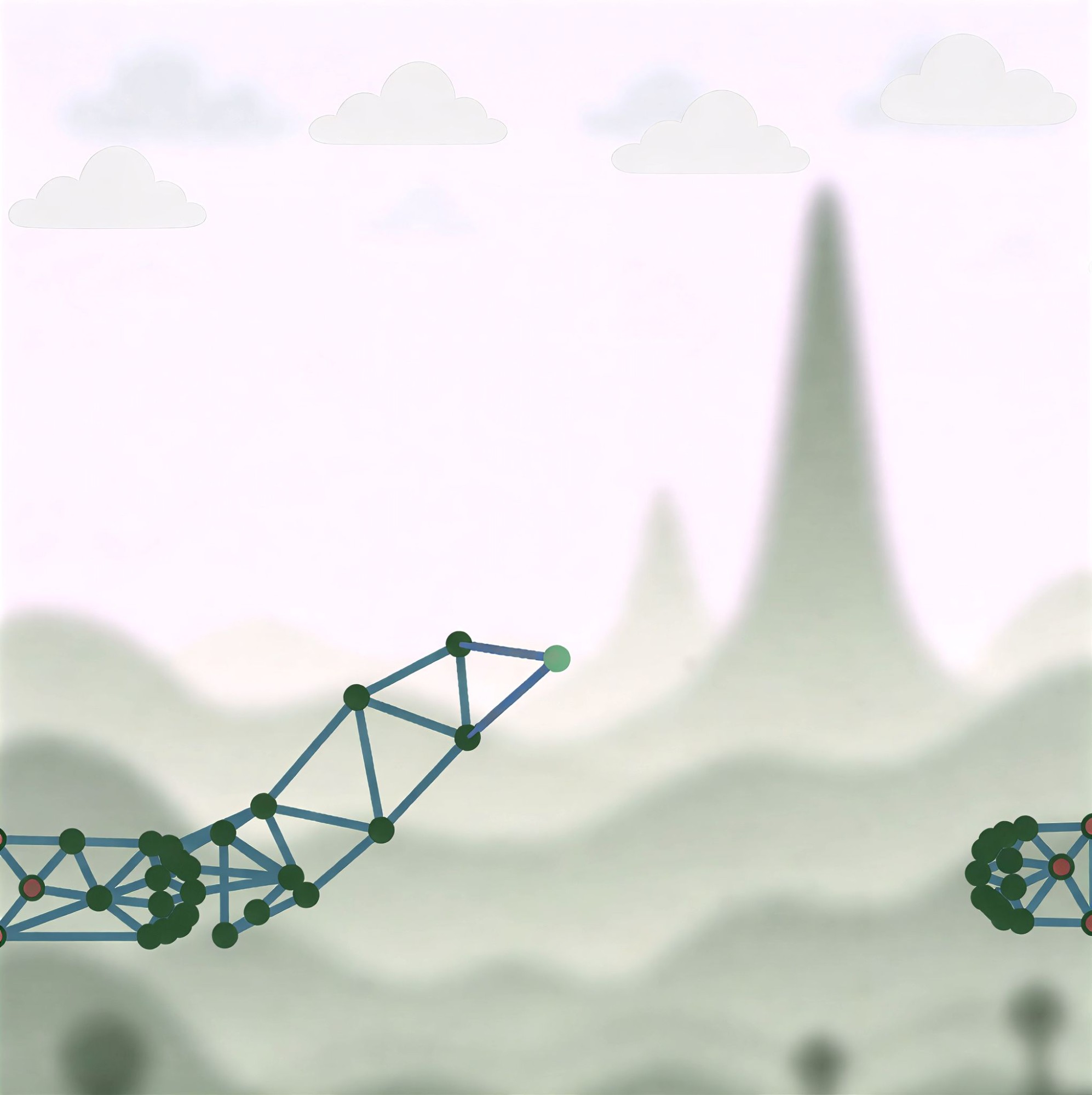 Recreation of World of Goo or Bridge Construction Game with WLJS