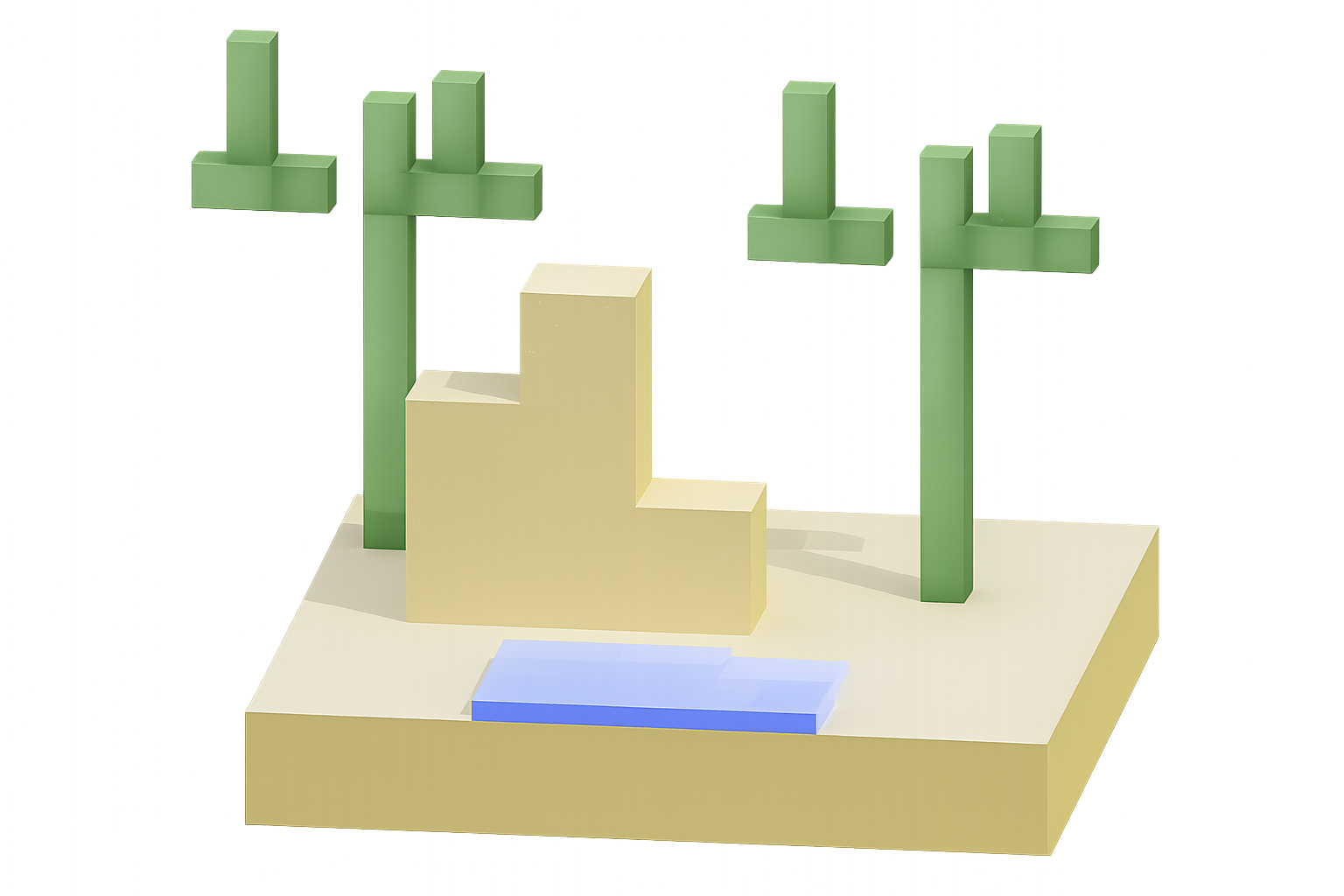 Sand/Water Automaton